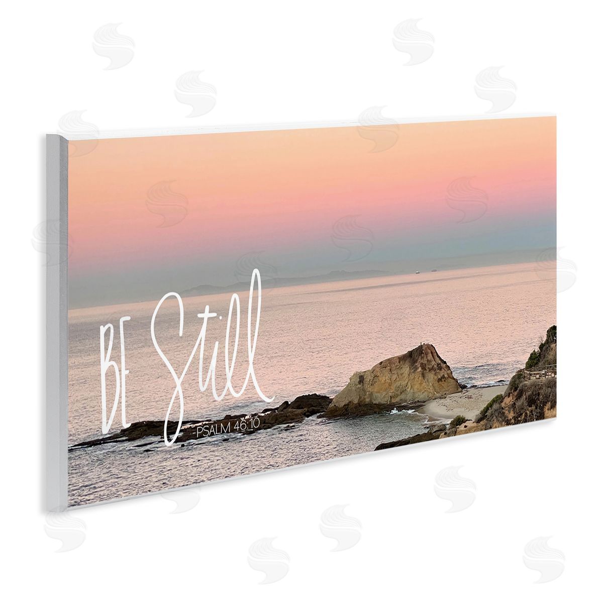 Be Still Peaceful Beach Wood Plaque Wall Art, Home Decor by Kathy Mansfield