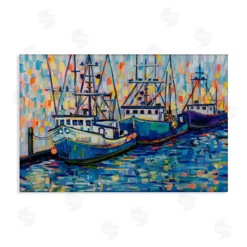 Jeanette Vertentes | Vivid Boats in Harbor