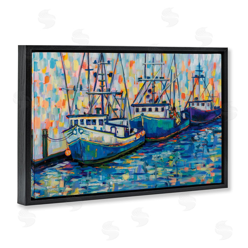 Jeanette Vertentes | Vivid Boats in Harbor