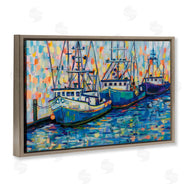 Jeanette Vertentes | Vivid Boats in Harbor