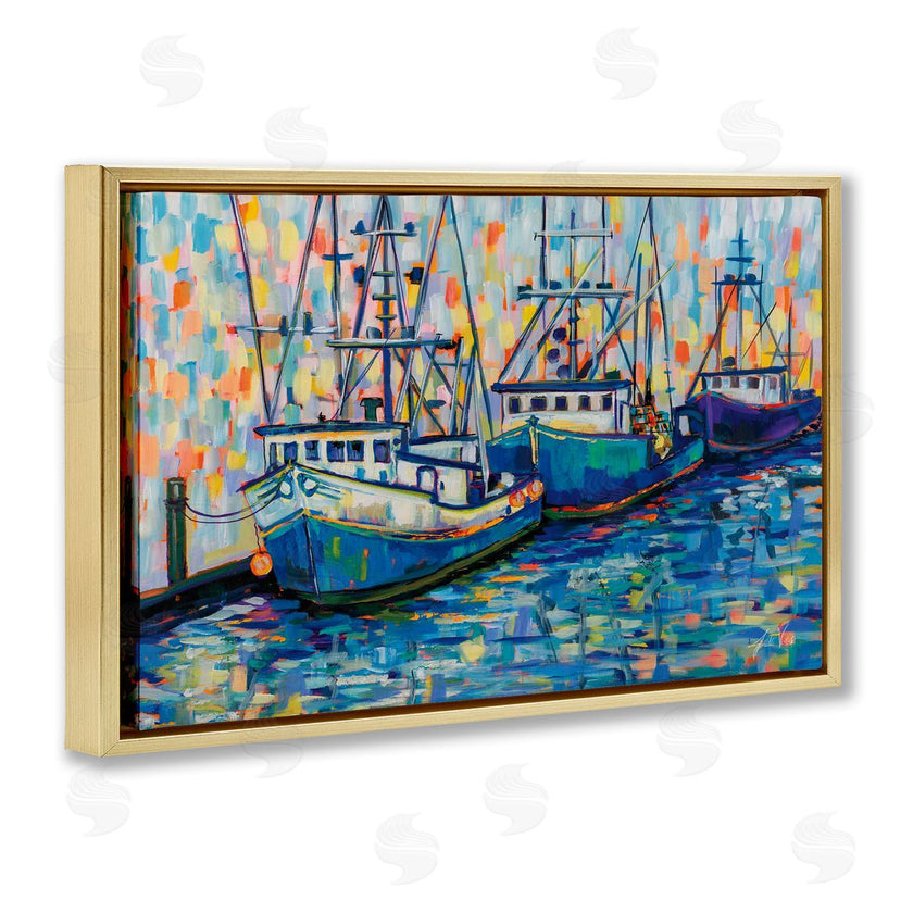 Jeanette Vertentes | Vivid Boats in Harbor