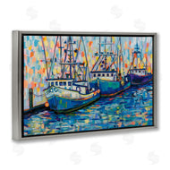 Jeanette Vertentes | Vivid Boats in Harbor