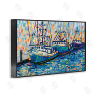 Jeanette Vertentes | Vivid Boats in Harbor