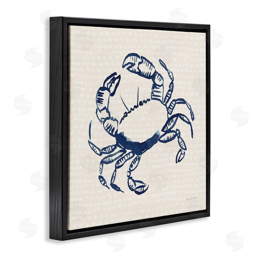 Mercedes Lopez Charro | Aquatic Crab on Beige