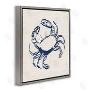 Mercedes Lopez Charro | Aquatic Crab on Beige