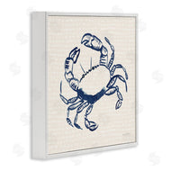 Mercedes Lopez Charro | Aquatic Crab on Beige