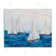 Courtney Prahl | Sailboat Fleet on Ocean