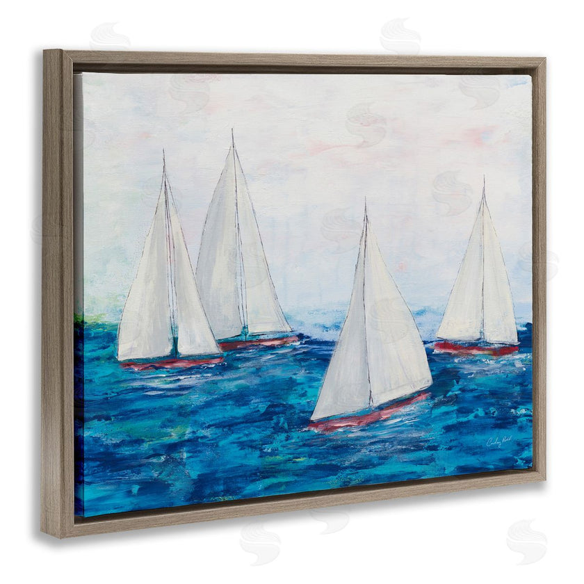 Courtney Prahl | Sailboat Fleet on Ocean