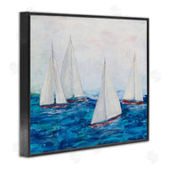 Courtney Prahl | Sailboat Fleet on Ocean