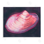 Grace Popp | Pink Seashell on Black