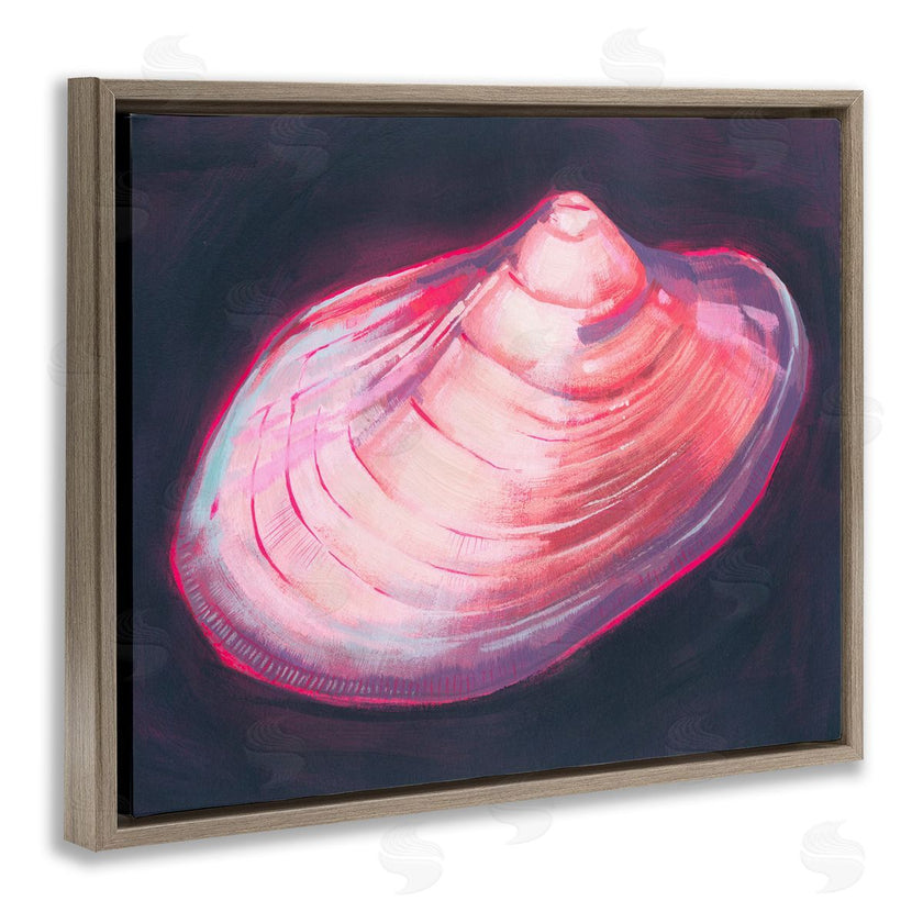 Grace Popp | Pink Seashell on Black