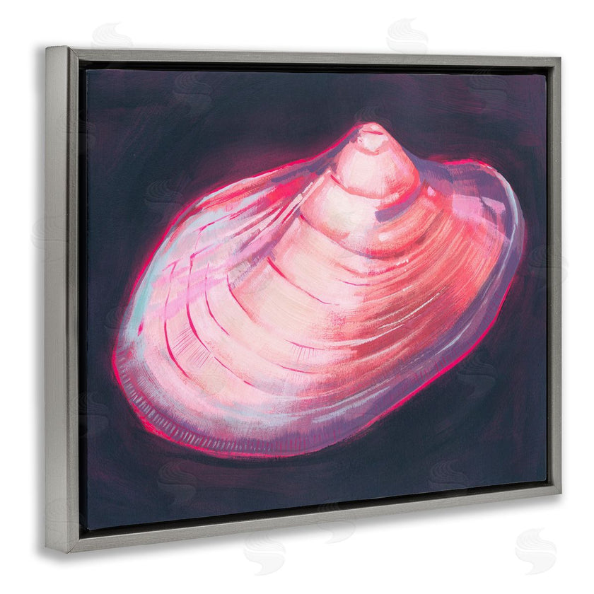 Grace Popp | Pink Seashell on Black