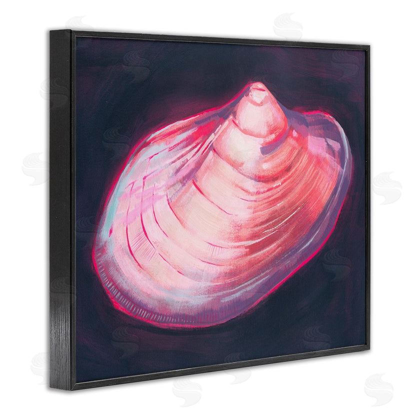 Grace Popp | Pink Seashell on Black