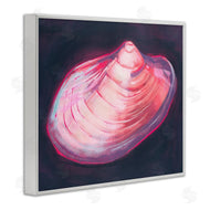 Grace Popp | Pink Seashell on Black