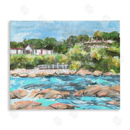 Melissa Wang | Rocky Nautical Landscape