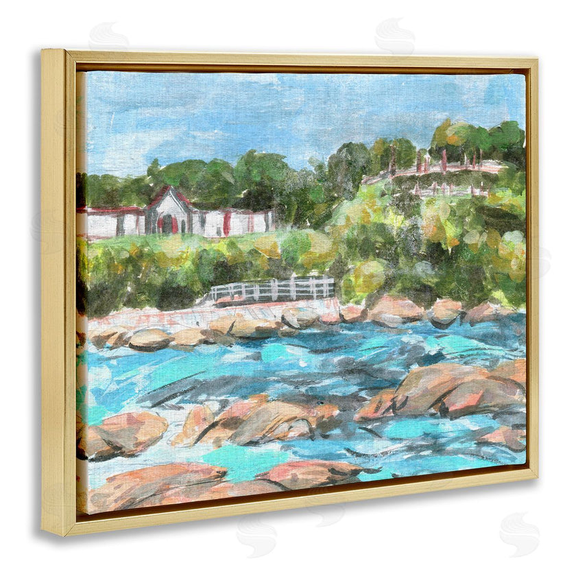 Melissa Wang | Rocky Nautical Landscape