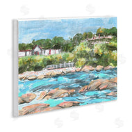 Melissa Wang | Rocky Nautical Landscape