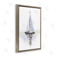 Victoria Barnes | Minimal Sailboat Reflection