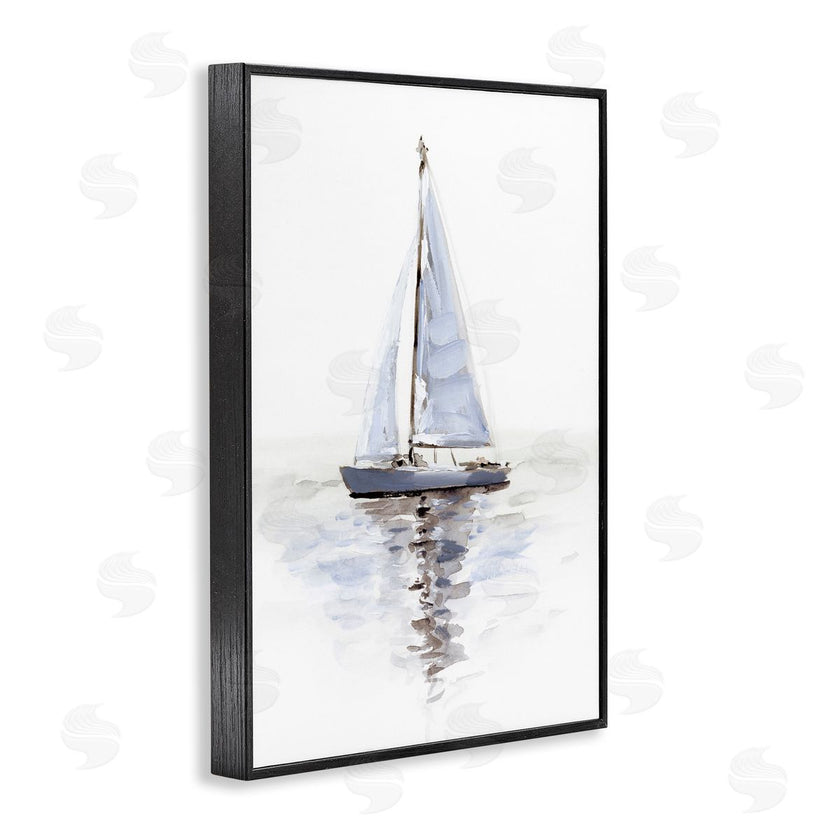 Victoria Barnes | Minimal Sailboat Reflection