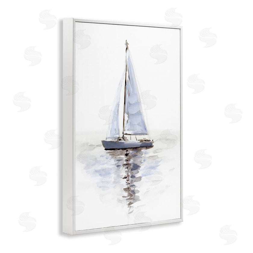 Victoria Barnes | Minimal Sailboat Reflection