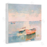 Irena Orlov | Pastel Docked Boats