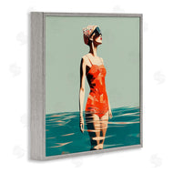 Irena Orlov | Retro Woman in Swimsuit