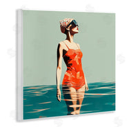 Irena Orlov | Retro Woman in Swimsuit