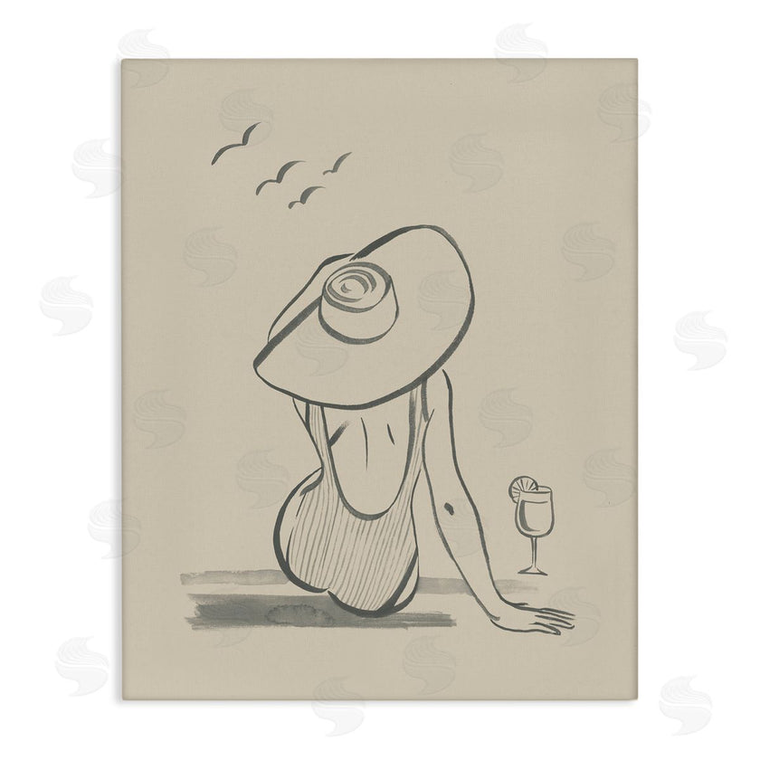 Grace Popp | Beach Day Drawing