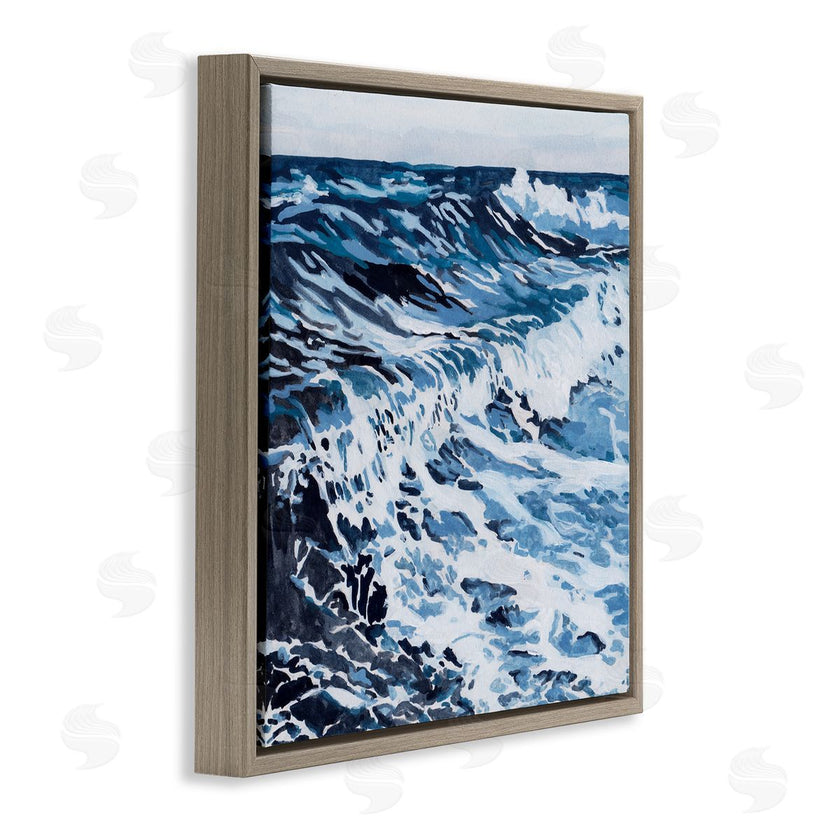 Melissa Wang | Blue Rolling Waves