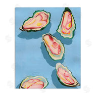 Grace Popp | Bold Oysters on Blue