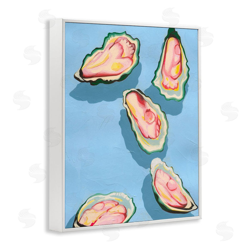 Grace Popp | Bold Oysters on Blue