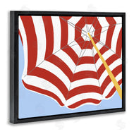 June Erica Vess | Red and White Umbrella