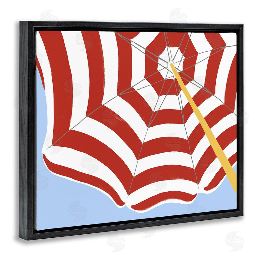 June Erica Vess | Red and White Umbrella