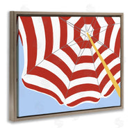 June Erica Vess | Red and White Umbrella