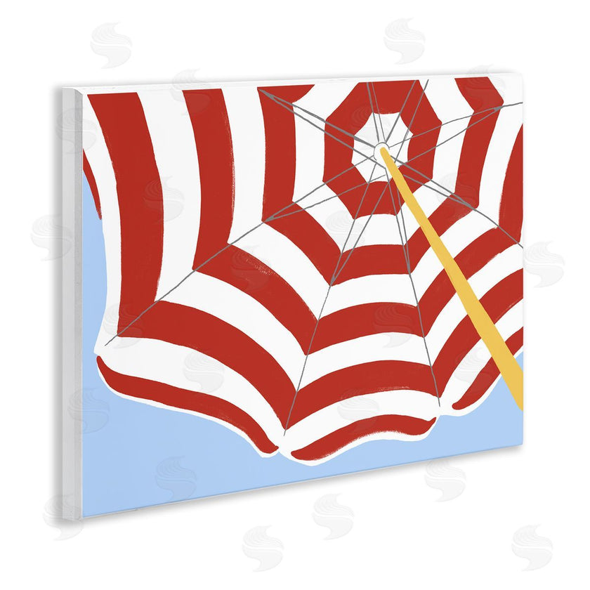 June Erica Vess | Red and White Umbrella