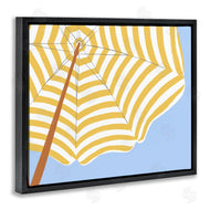 June Erica Vess | Yellow and White Umbrella
