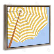 June Erica Vess | Yellow and White Umbrella