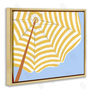June Erica Vess | Yellow and White Umbrella