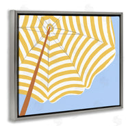 June Erica Vess | Yellow and White Umbrella
