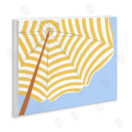 June Erica Vess | Yellow and White Umbrella