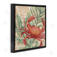 June Erica Vess | Crab on Palm Leaves