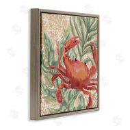 June Erica Vess | Crab on Palm Leaves
