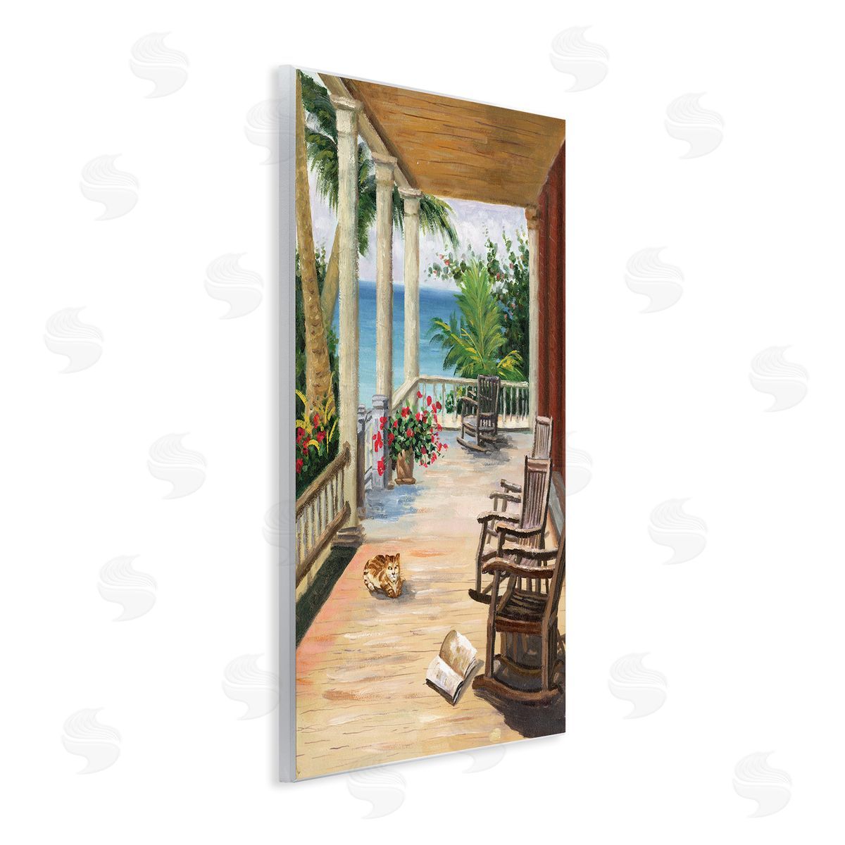 Coastal Cape Cabin Wood Plaque Wall Art, Home Decor by Cloverfield and Co.
