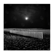 Chip Forelli | Beach Fence at Night