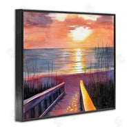 Christine Reichow | Sea Sunset Reflection