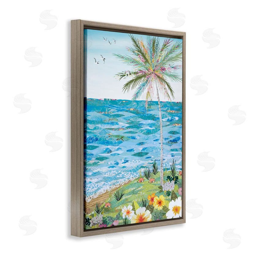 Jennifer Peck | Collaged Tropical Landscape