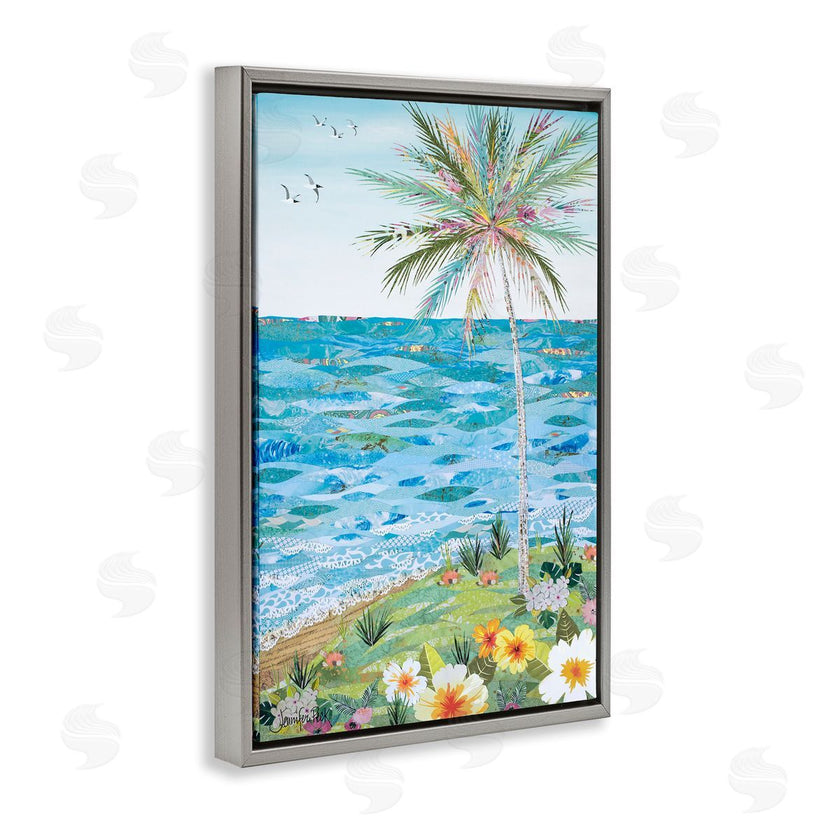Jennifer Peck | Collaged Tropical Landscape