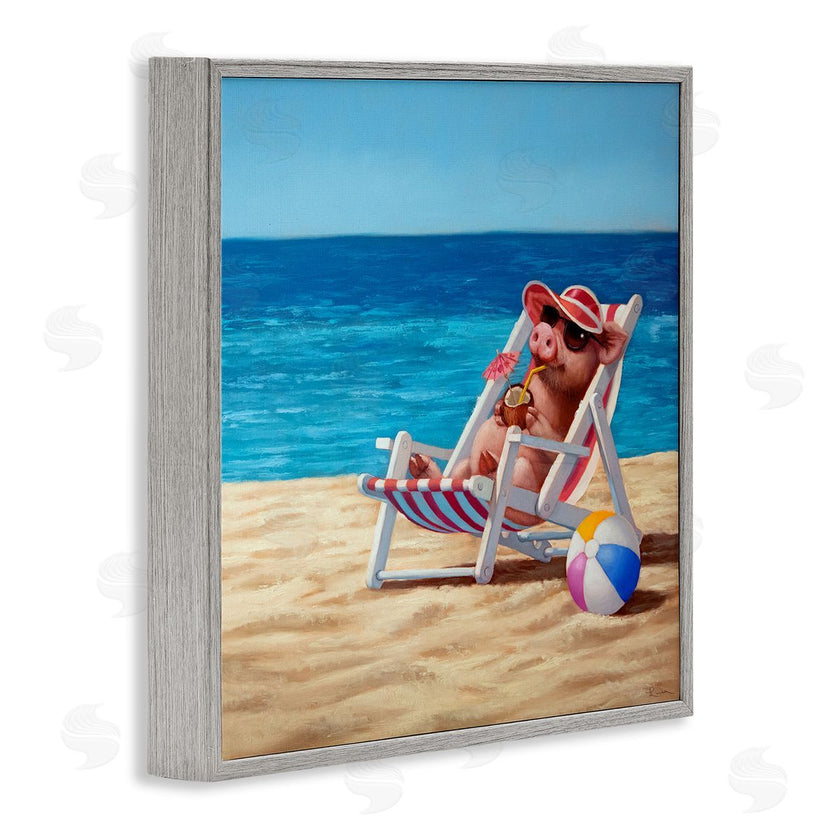 Lucia Heffernan | Pig with Beach Cocktail
