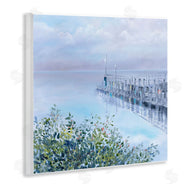 Meredith Howse | Foggy Harbor Dock