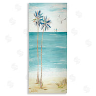 Jennifer Peck | Palms and Distant Boats